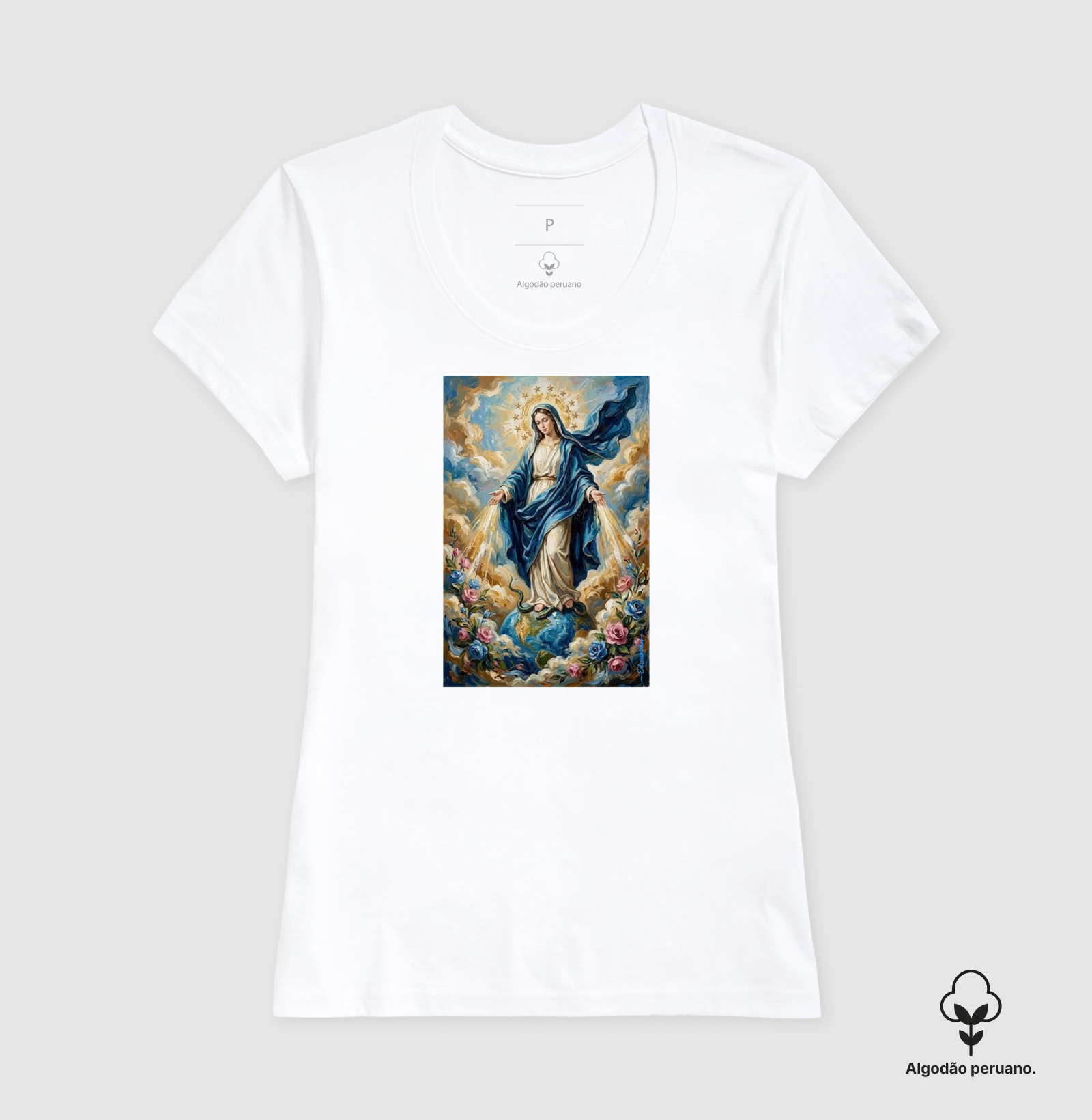 Nossa Senhora das Graças - Medalha Milagrosa Arte Sacra - Imagem 9