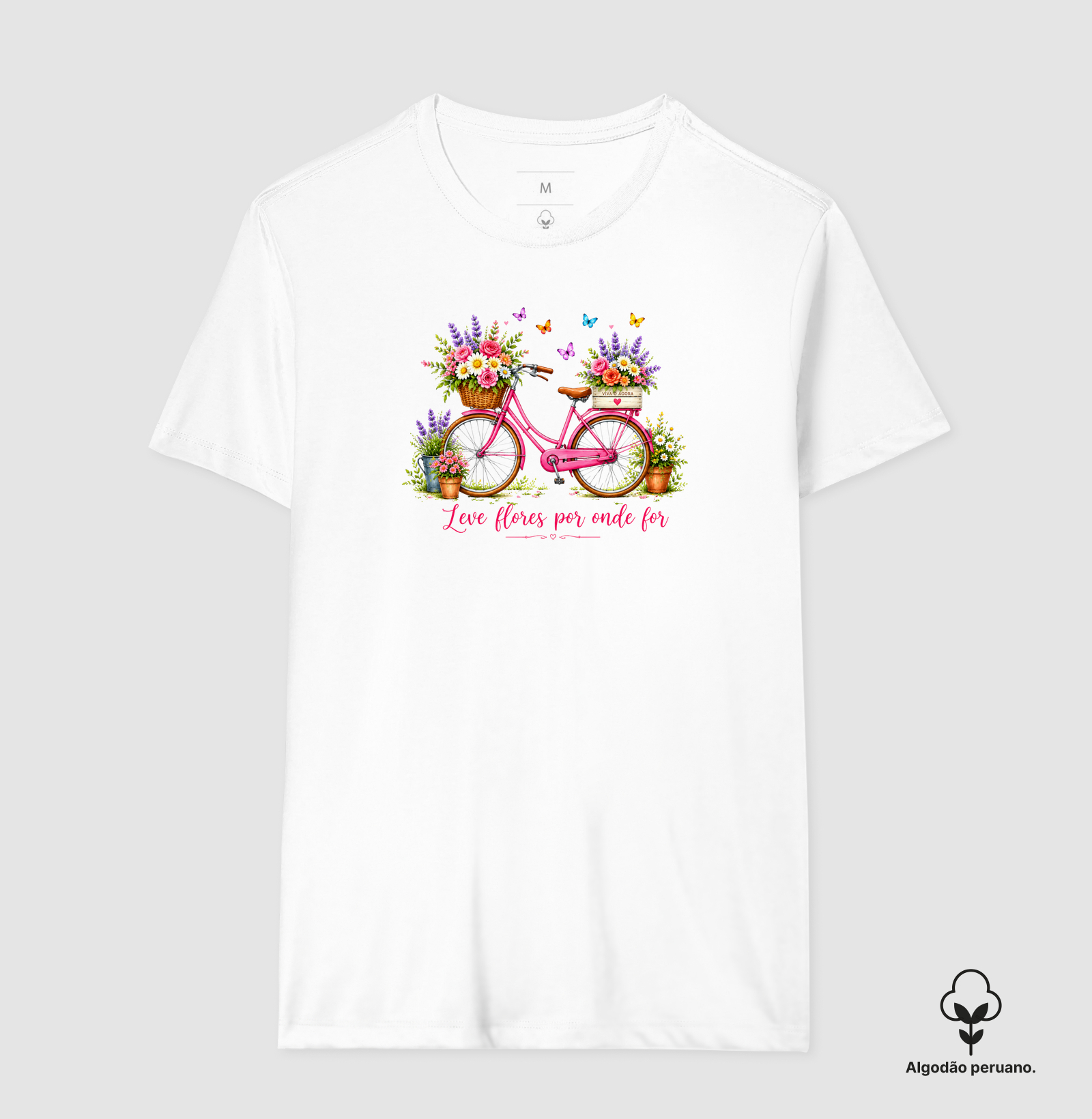 Camiseta Leve flores por onde for - Imagem 7
