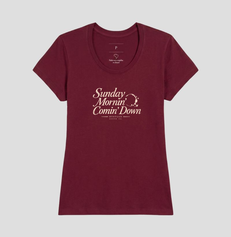 Baby Look Country Sunday Mornin’ Comin’ Down - Imagem 4
