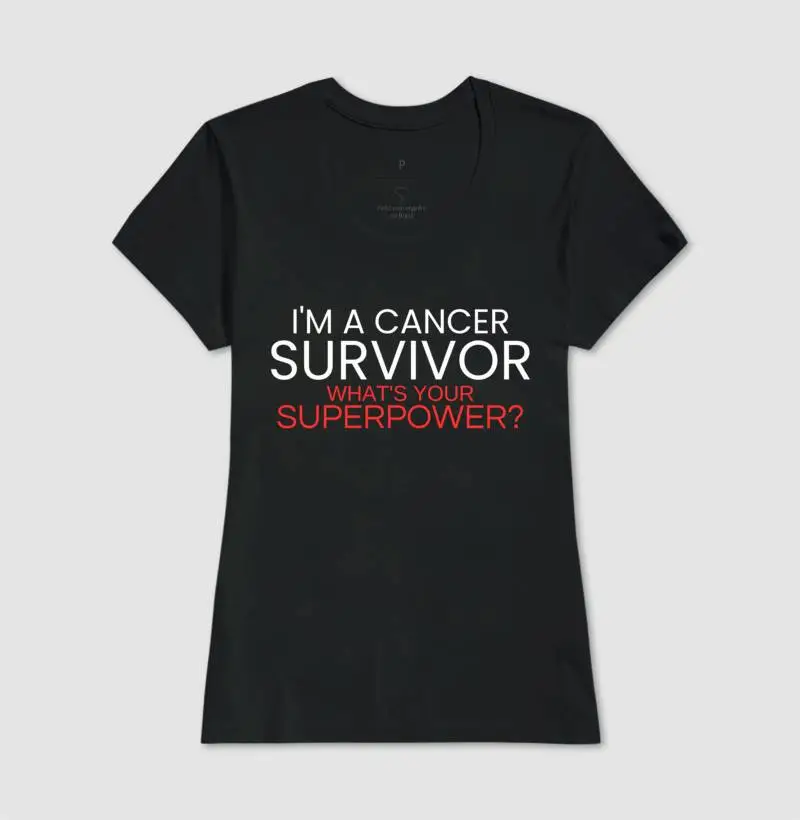 SURVIVOR - CANCER - VERMELHA FINA - Imagem 2