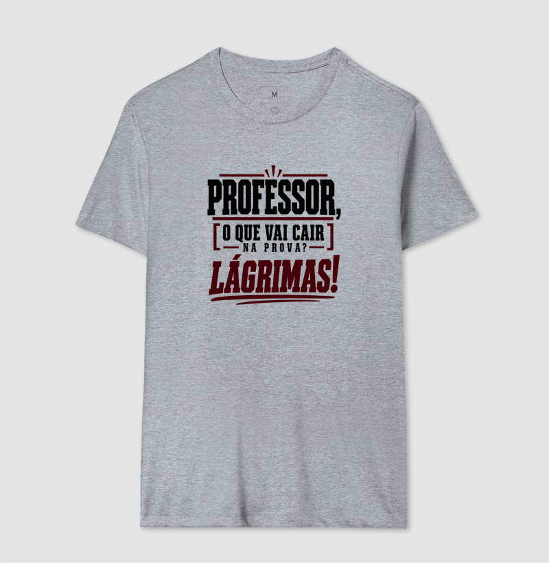 Camiseta Masculina Algodão O Que Vai Cair Na Prova - Imagem 8