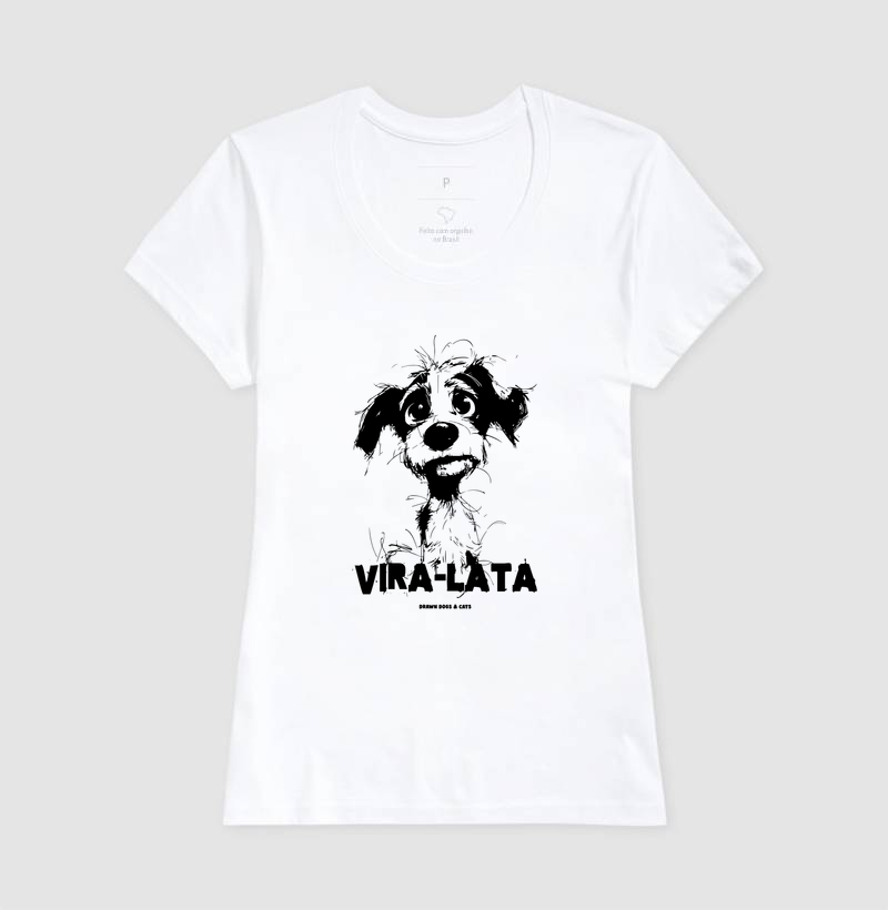 Desenho de vira-lata linhas pretas - Imagem 4