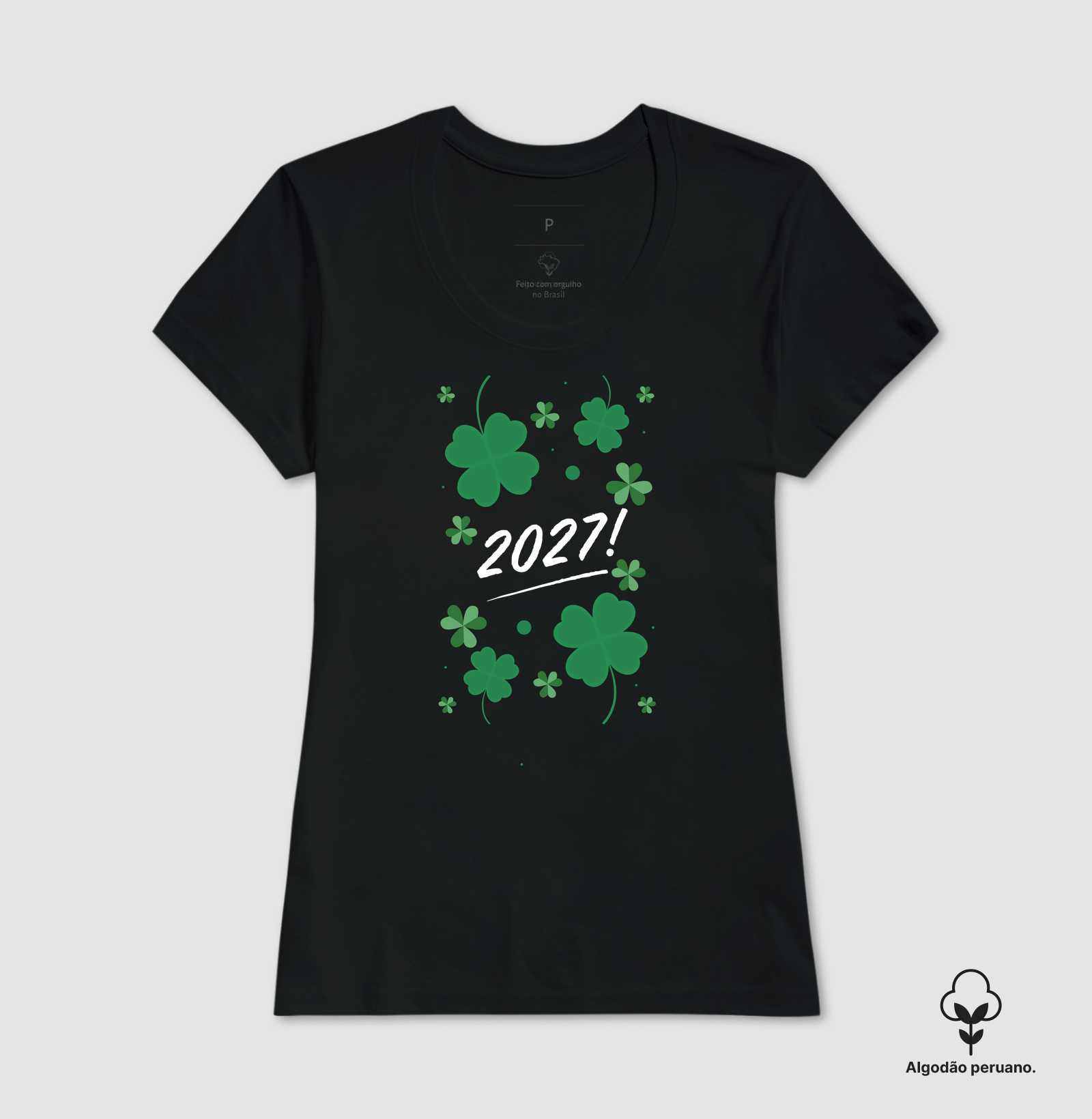 Camiseta Sorte 2027 – Trevos da Virada - Imagem 4