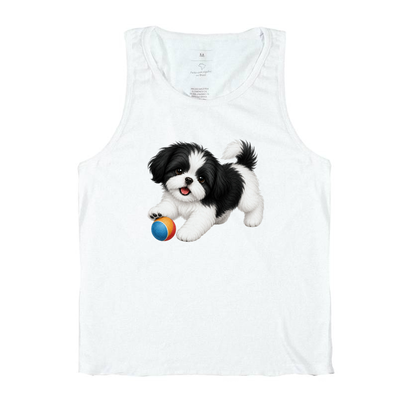Shih Tzu Preto - Desenho Animado - Imagem 2