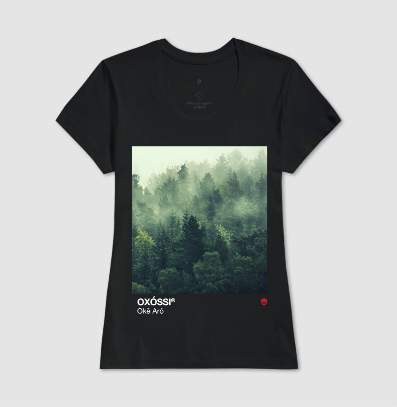 Camiseta Umbanda Orixá Oxóssi - Mata - Imagem 3