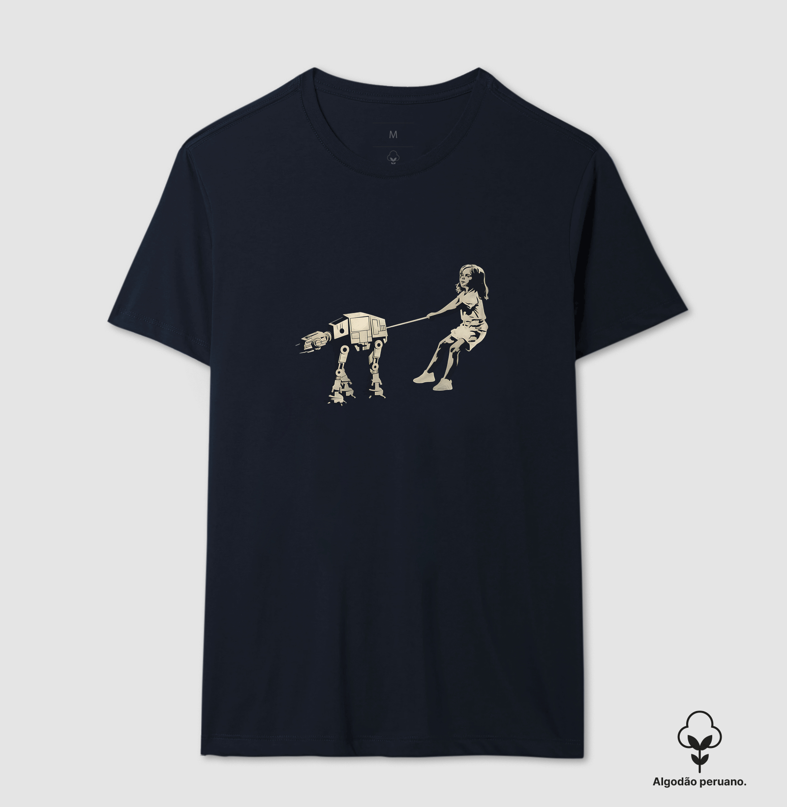 Camiseta Algodão Peruano Não é pra esse lado! - Imagem 4