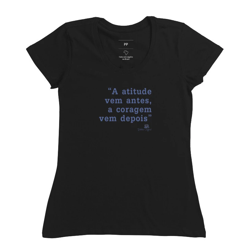 Camiseta Atitude e Coragem - Imagem 3