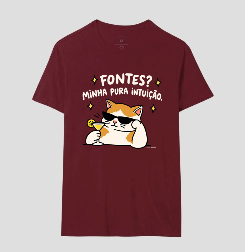 Camiseta Fontes? Minha Pura Intuição - Imagem 18