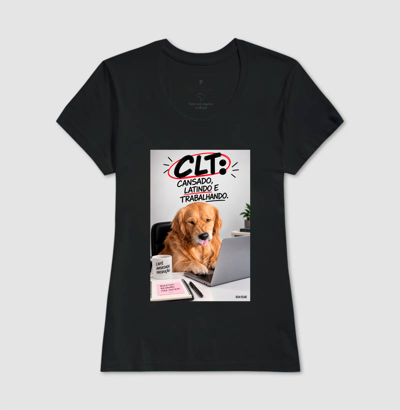 🐶💻 CLT — Cansado, Latindo e Trabalhando! | Golden Retriever Edition ☕🐾 - Imagem 3