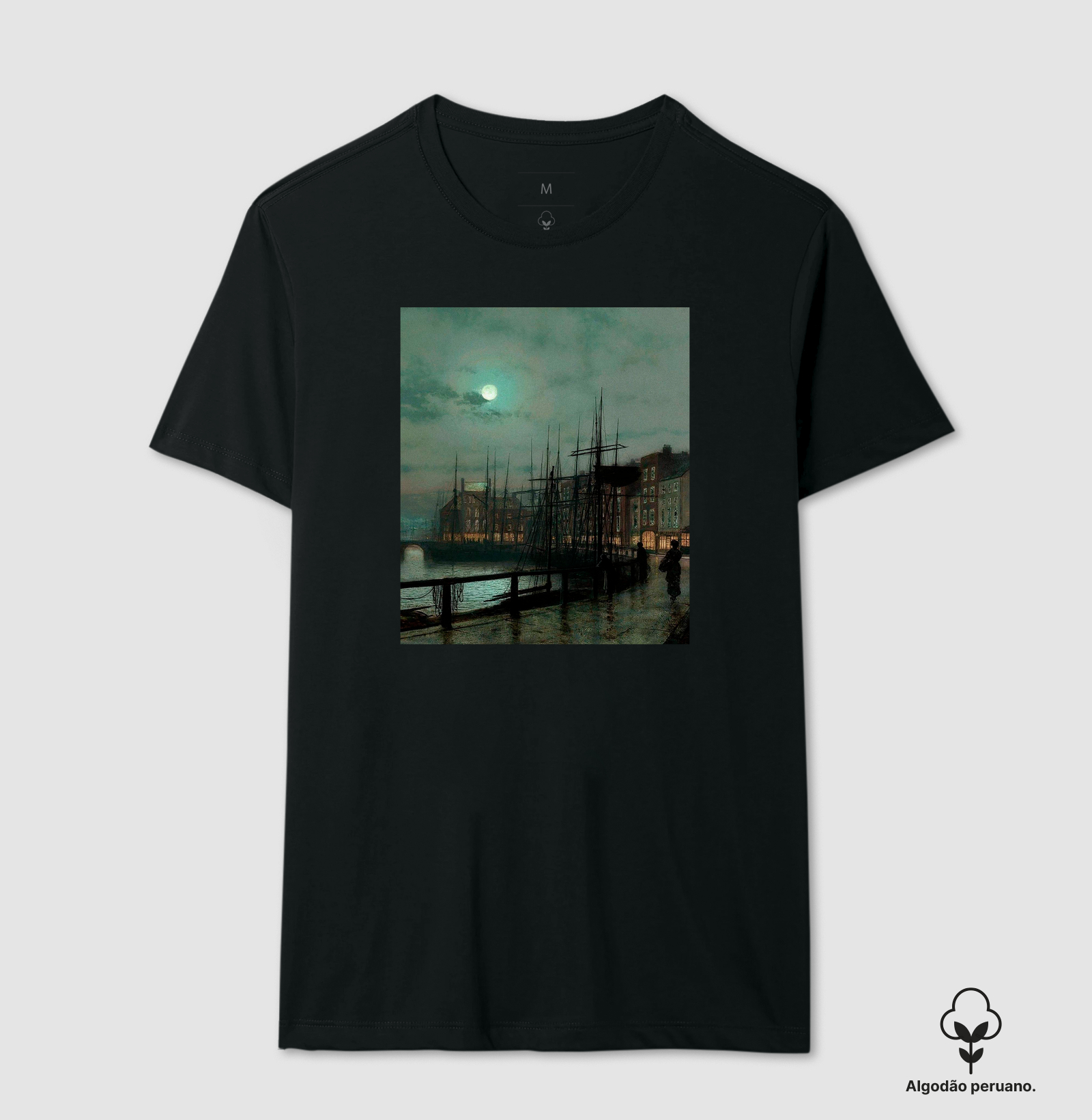 Camiseta Algodão Peruano Tanguis - Coleção Vestindo Arte Grimshaw  - Imagem 2