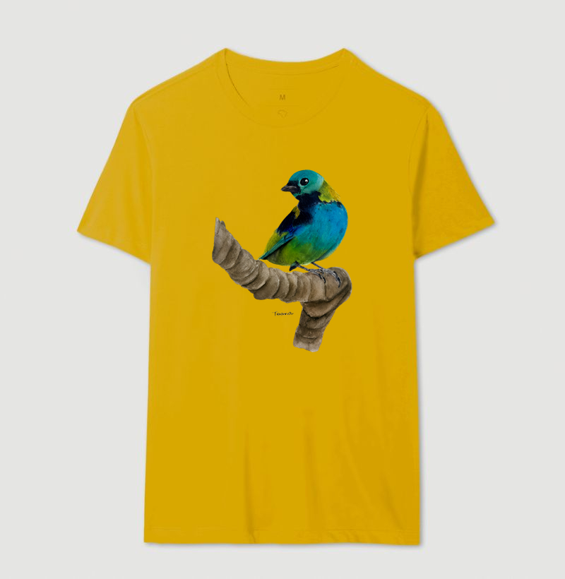 Camiseta Saíra-Sete-Cores – Aves do Brasil - Imagem 12