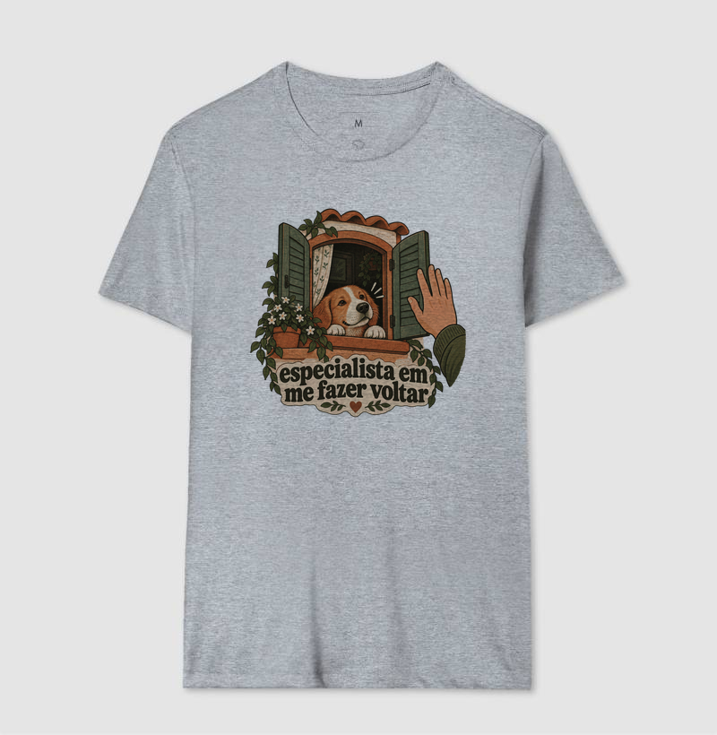 Camiseta Cachorro "especialista em me fazer voltar" | Pelo & Pano - Imagem 8