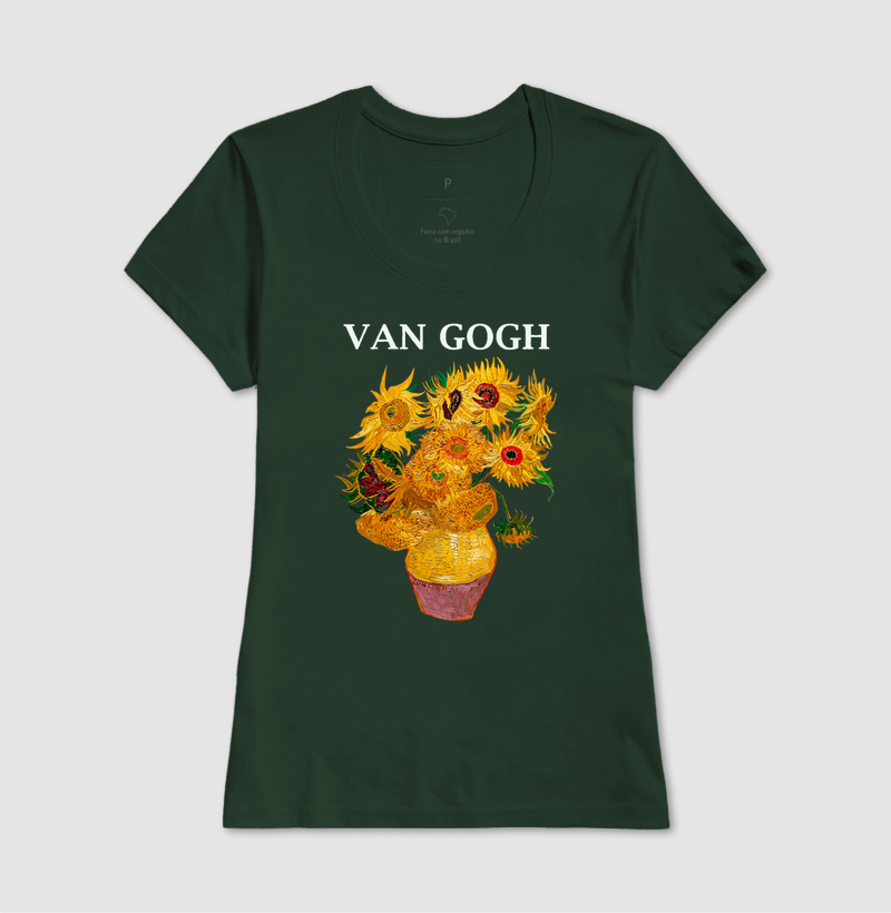 Camiseta Girassóis Van Gogh - Imagem 7