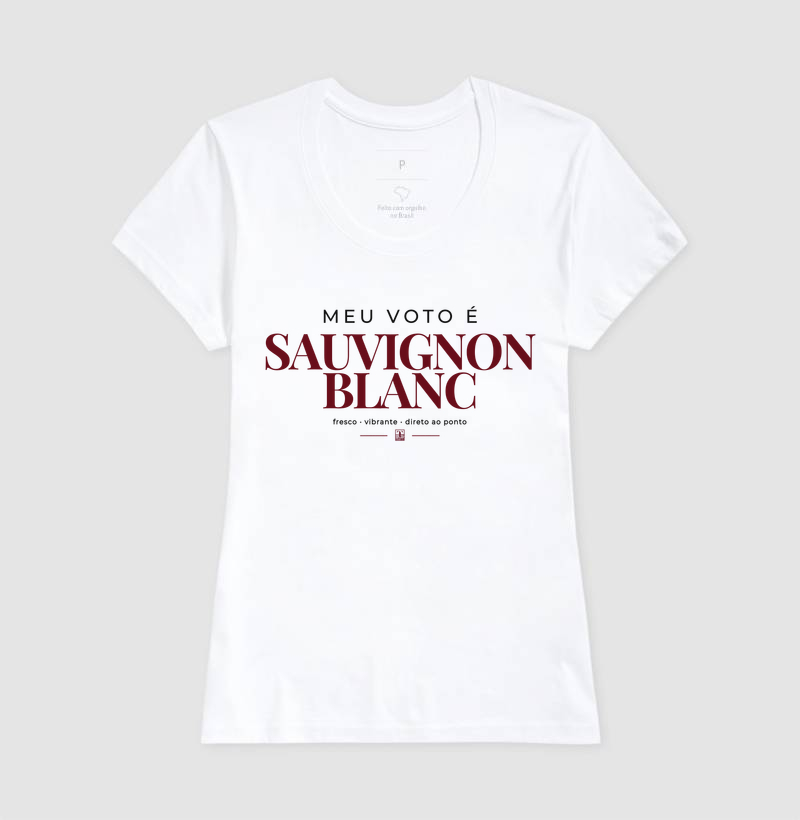Camiseta Meu Voto é Sauvignon Blanc - Imagem 5
