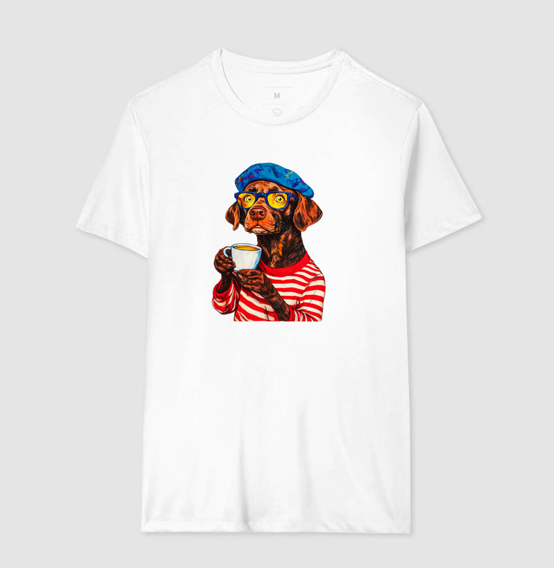 Camiseta Café com Arte - Imagem 2