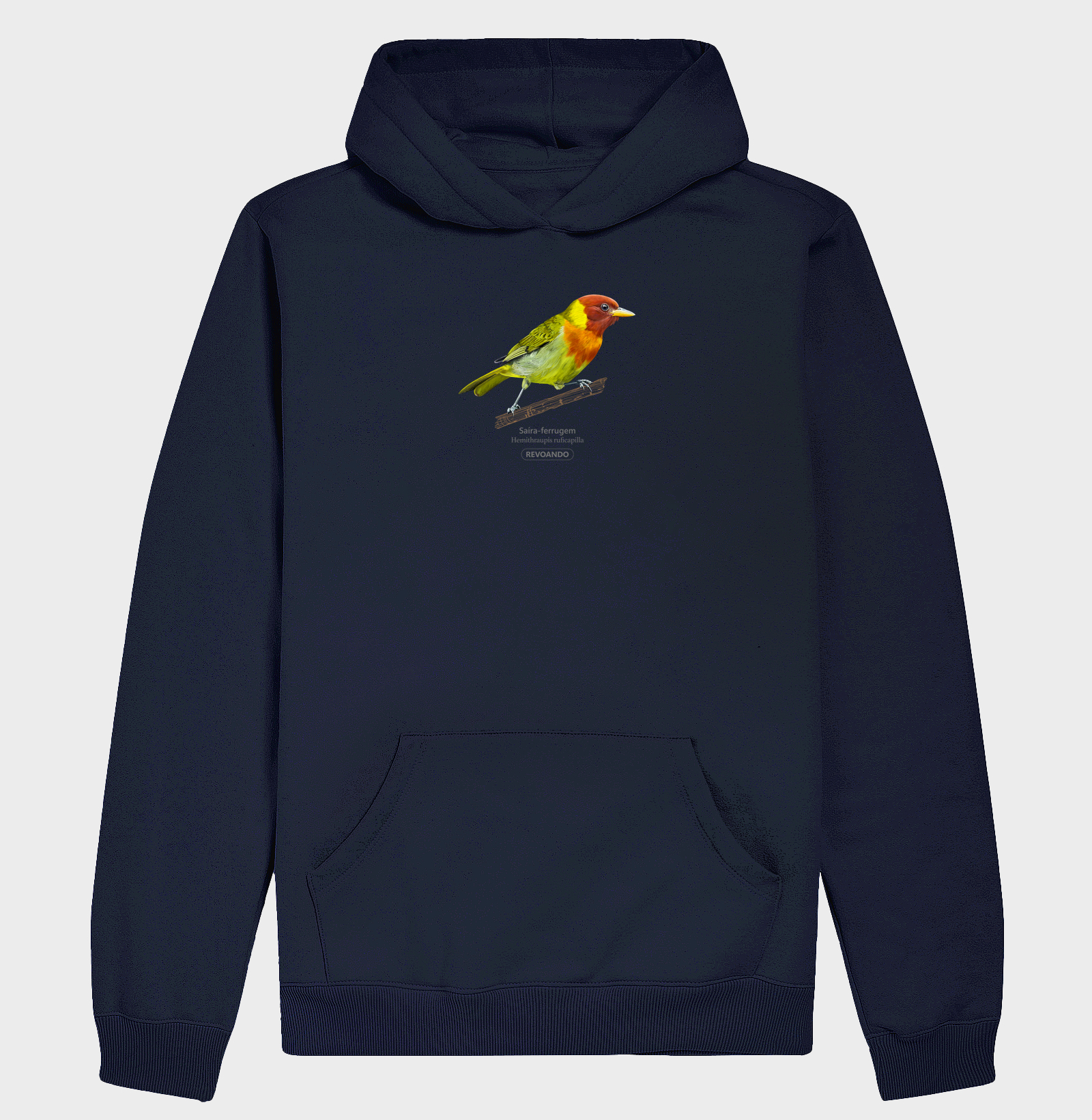 Cores Aladas - Saíra-ferrugem - Moletom Hoodie - Imagem 6