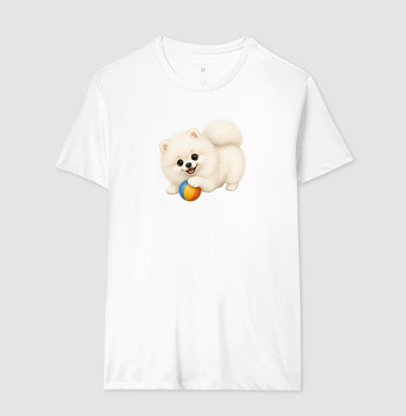 Pomerânia (Spitz Alemão) Branco - Desenho Animado - Imagem 4