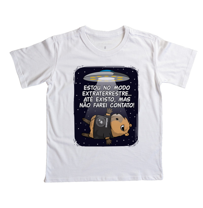 Camiseta Capivara Extraterrestre - Imagem 3