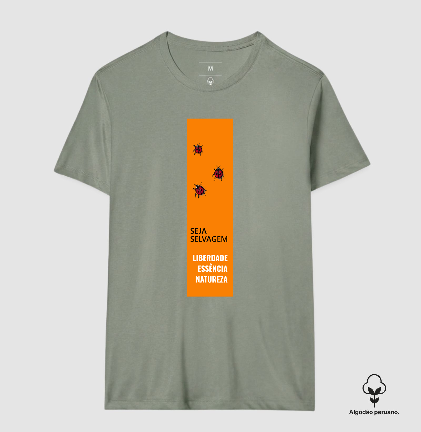 Camiseta Algodão Peruano Joaninhas (Seja Selvagem) - Imagem 9