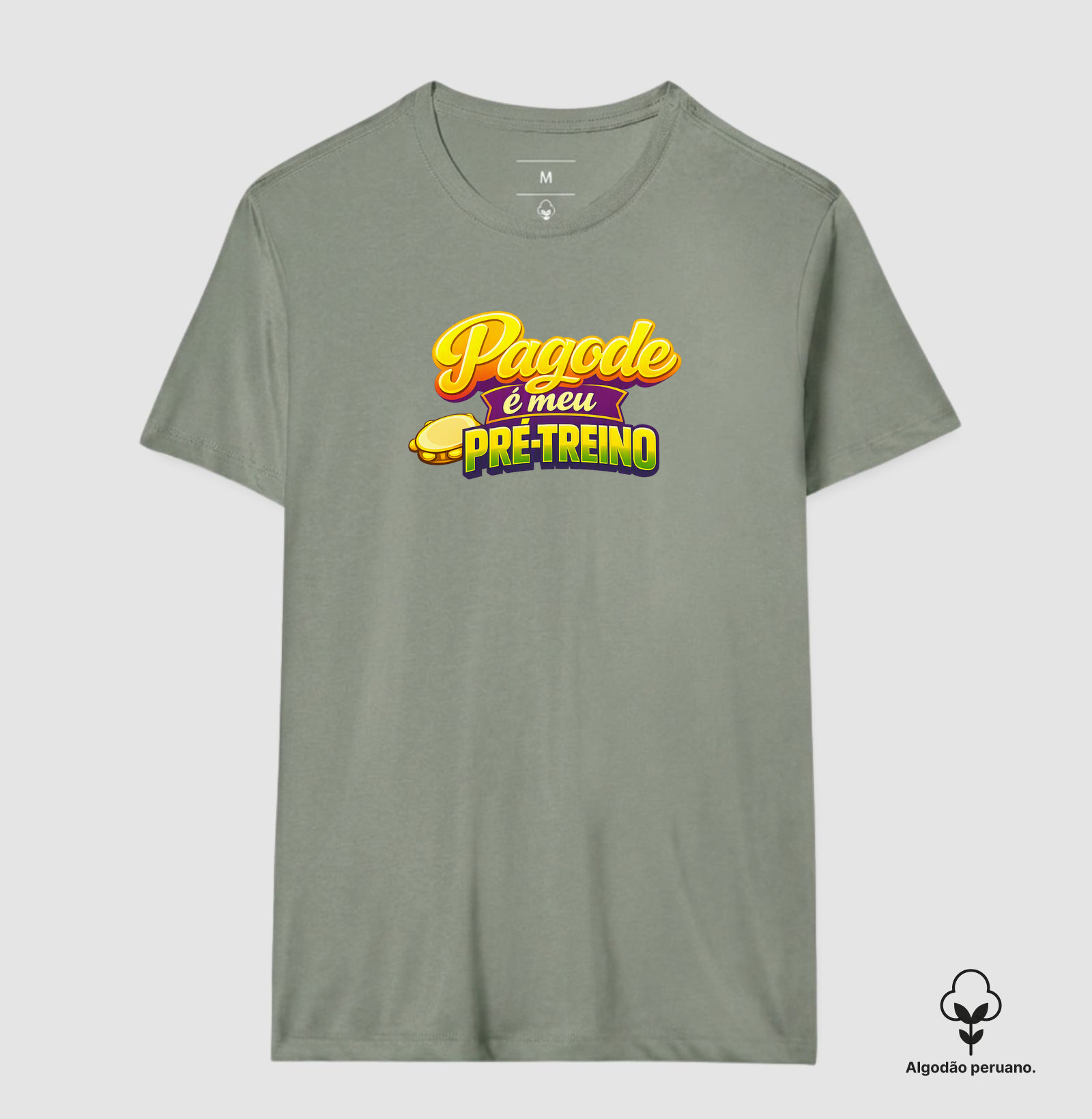 camiseta pagode é meu pré - treino - Imagem 3