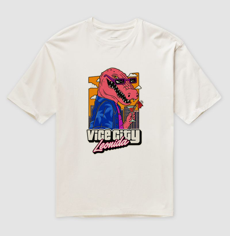 Oversized Jason (GTA VI / Vice City / Leonida) - Jacare Drink - Imagem 4