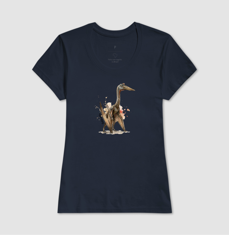  Camiseta Dinossauro Quetzalcoatlus Algodão Premium Dinoloco  - Imagem 7