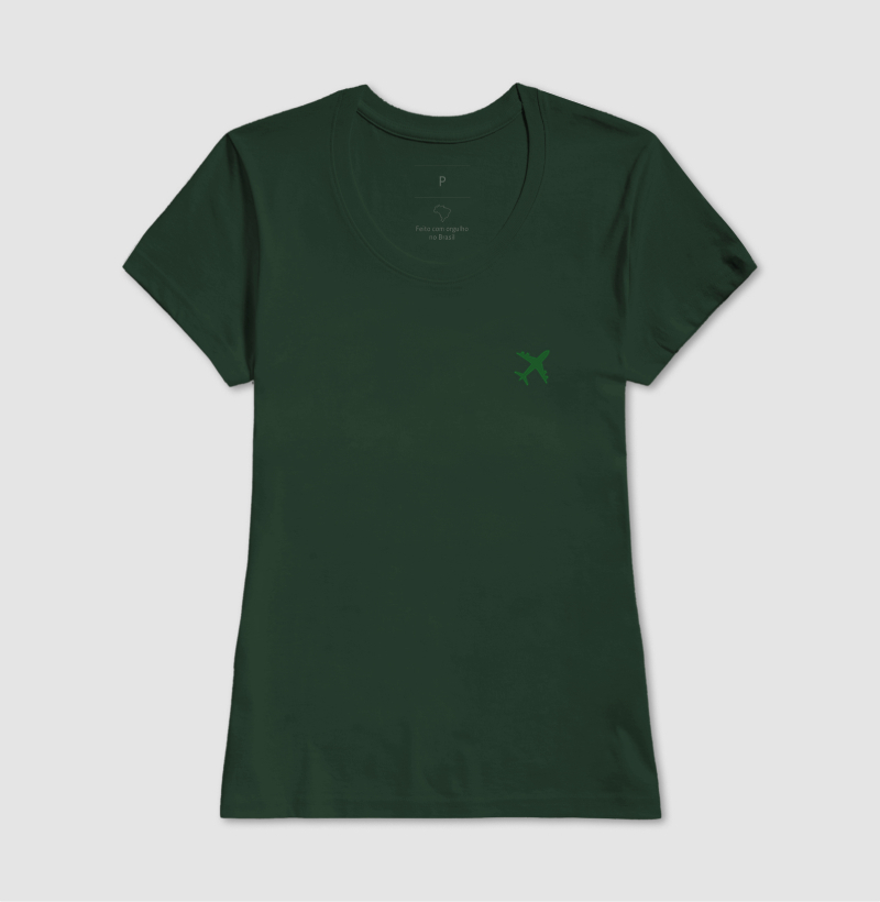 Viajante Minimalista - avião verde escuro - Imagem 24