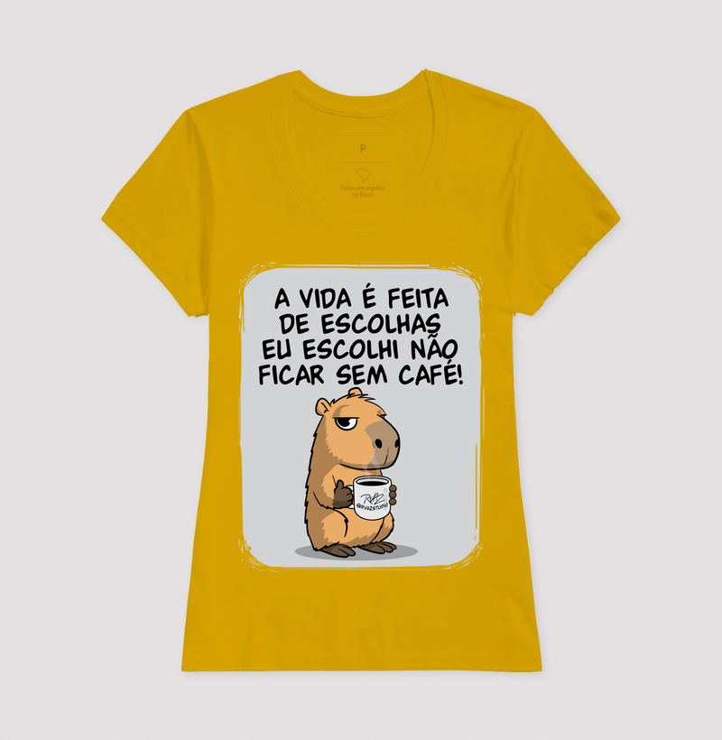 Camiseta Capivara Café - Imagem 15