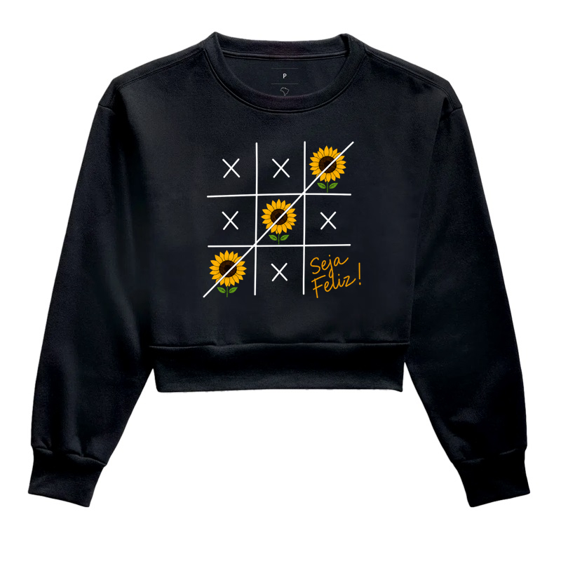 Camiseta Seja Feliz Girassol - Imagem 3
