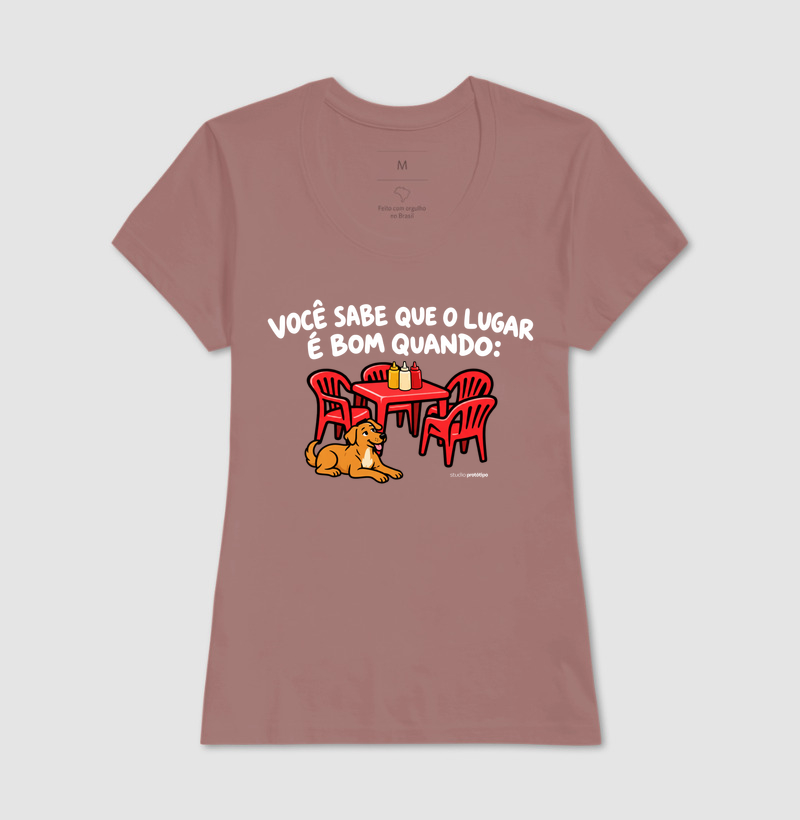 Camiseta Você Sabe Que o Lugar É Bom Quando - Imagem 16