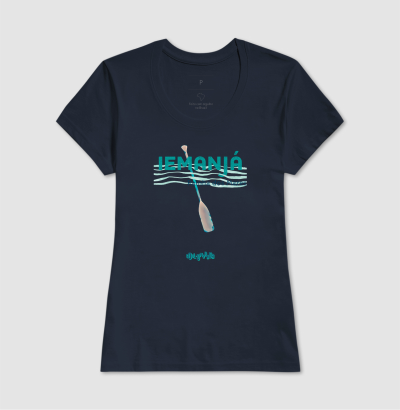 camiseta IEMANJÁ rainha dos mares feminina - Imagem 5