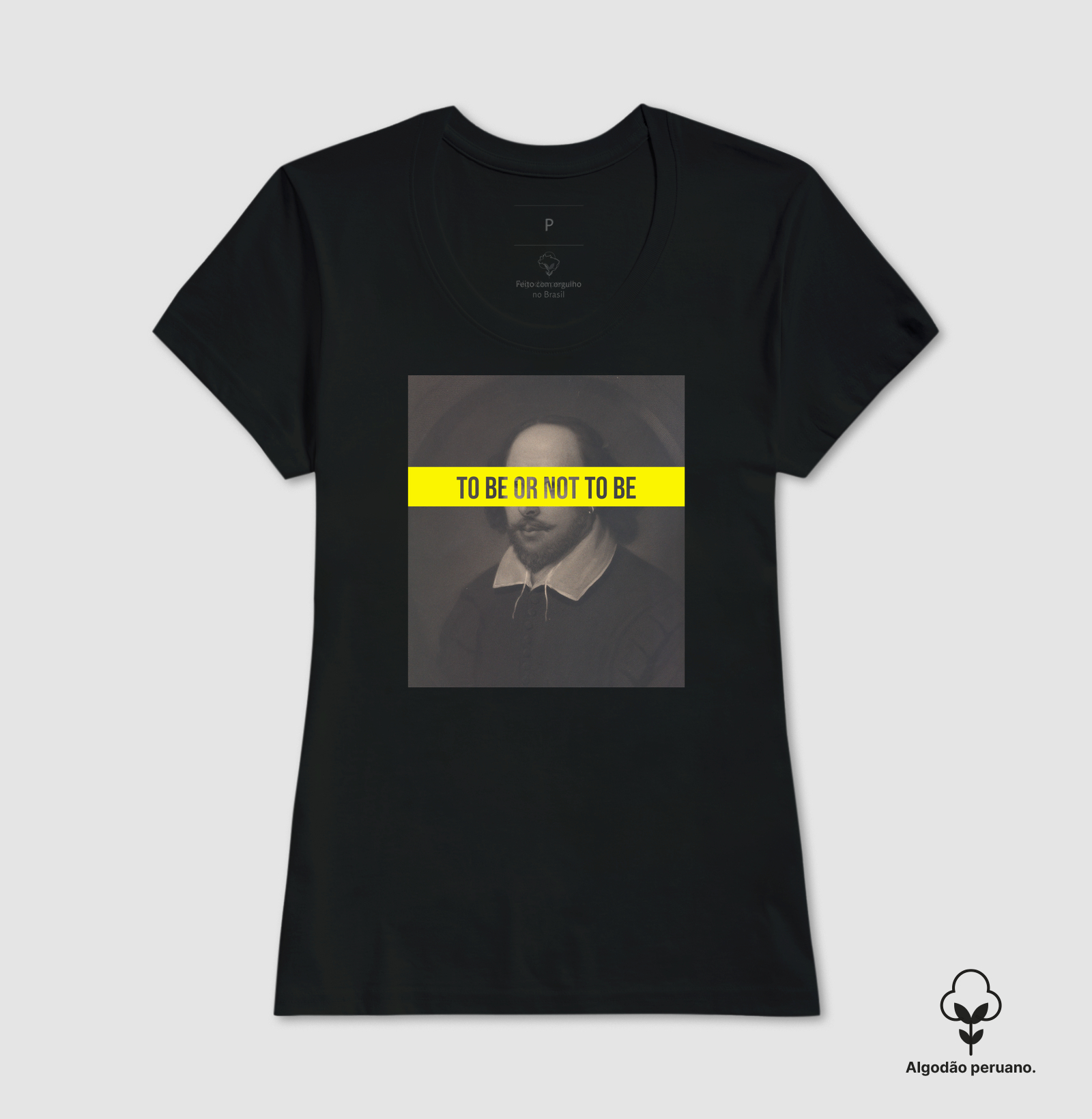 Camiseta Algodão Peruano - Shakespeare - To Be or Not - Imagem 9
