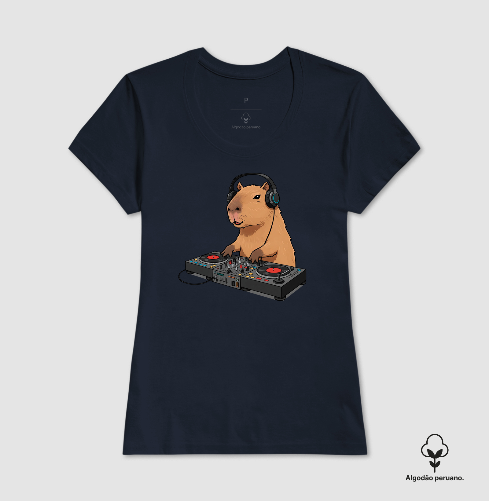 Camiseta Algodão Peruano DJ Capivibes - Imagem 7