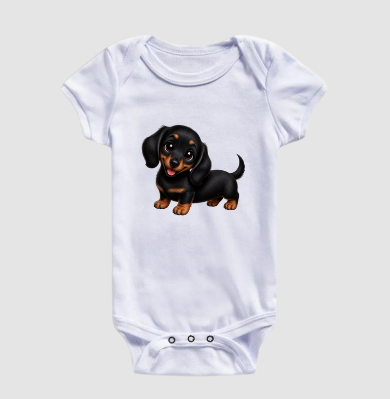 Dachshund Preto - Desenho Animado - Imagem 3