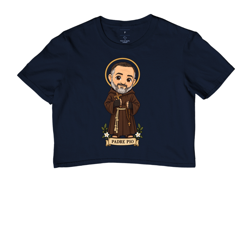Padre Pio estilo chibi - Imagem 4
