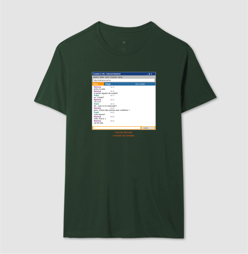 Camiseta "Pera, Minha Mãe Precisa Usar o Telefone" - Imagem 10