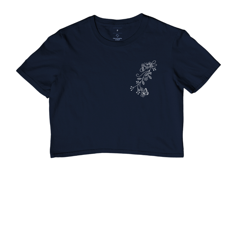 Camiseta Borboleta em Flor - Imagem 4