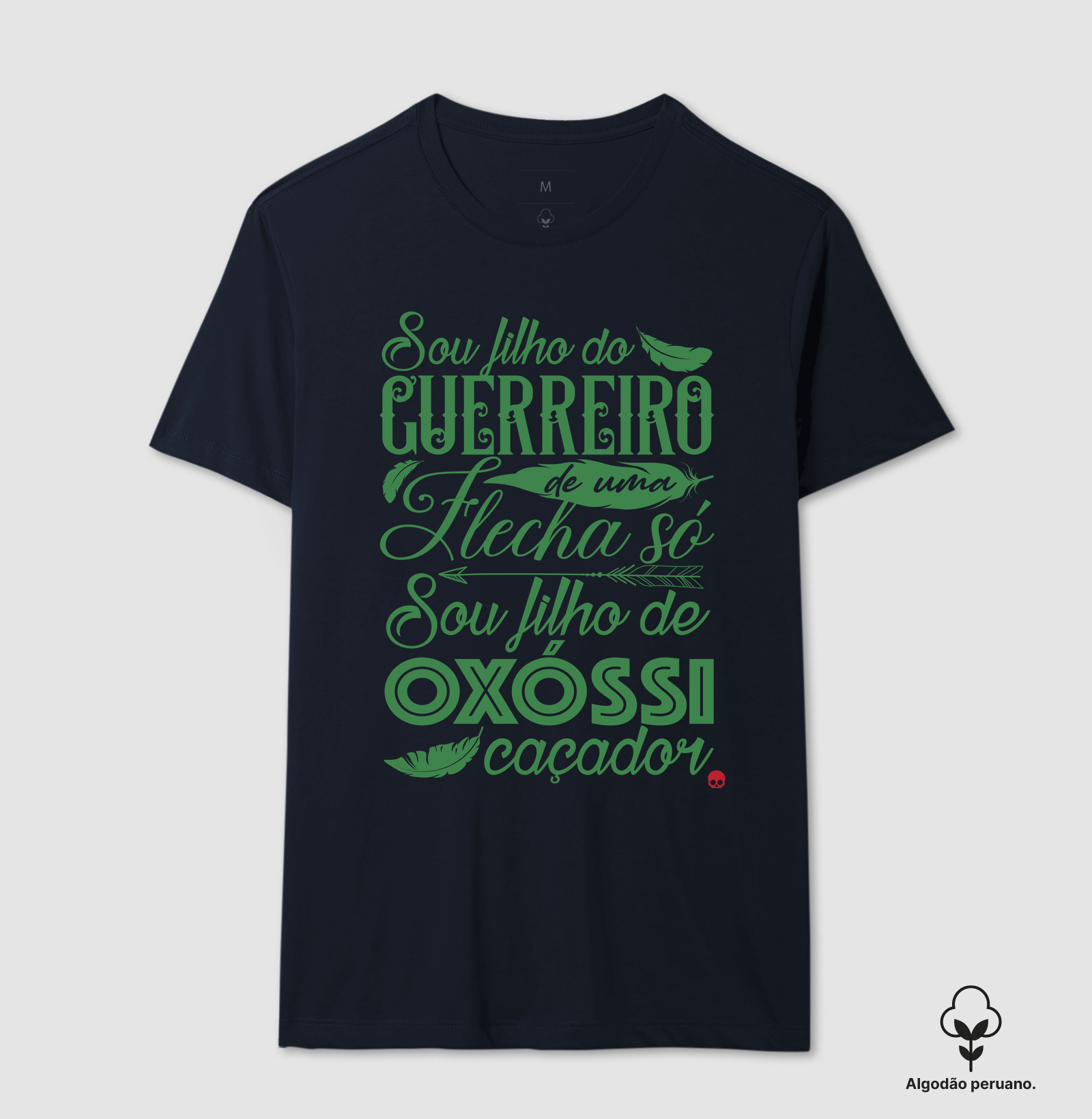 Camiseta Umbanda Oxóssi - Sou filho de um Guerreiro - Imagem 7