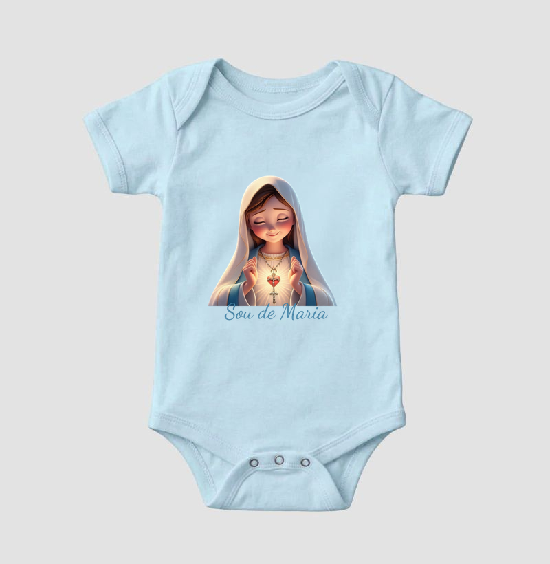 Body Infantil Sou de Maria - Imagem 4