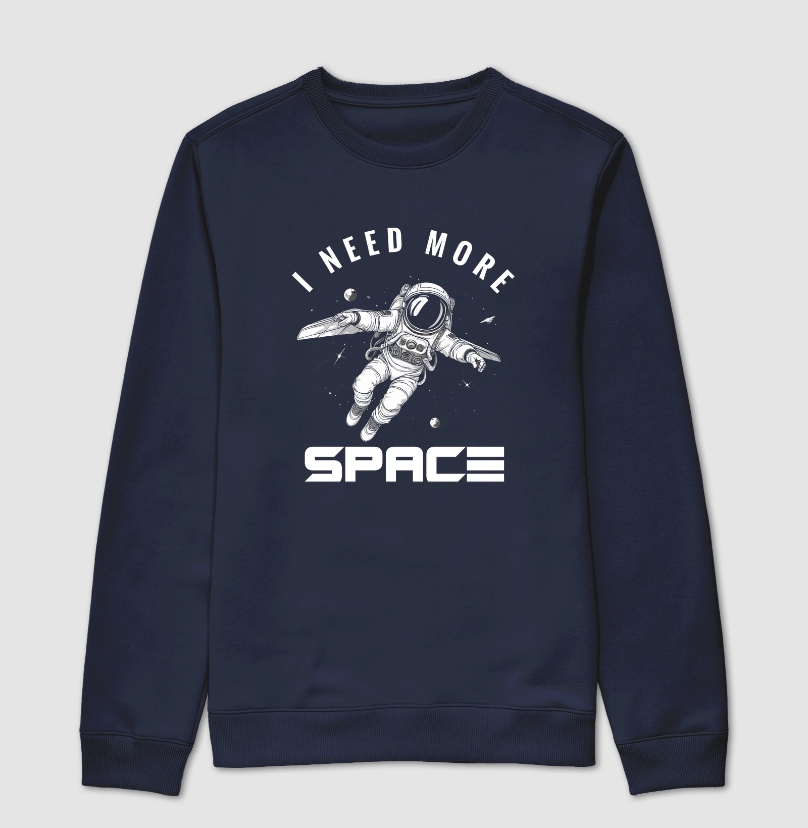 Suéter Moletom Astronauta I Need More Space (Coleção Infinito) - Imagem 3