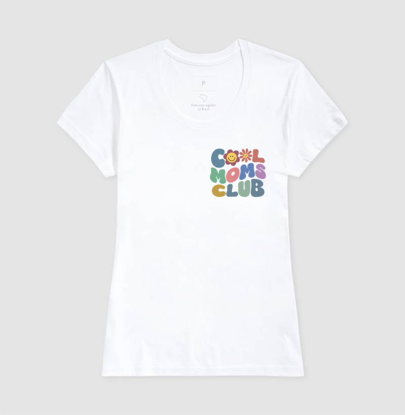 Camiseta Cool Moms Club  (estampa P) - Imagem 5