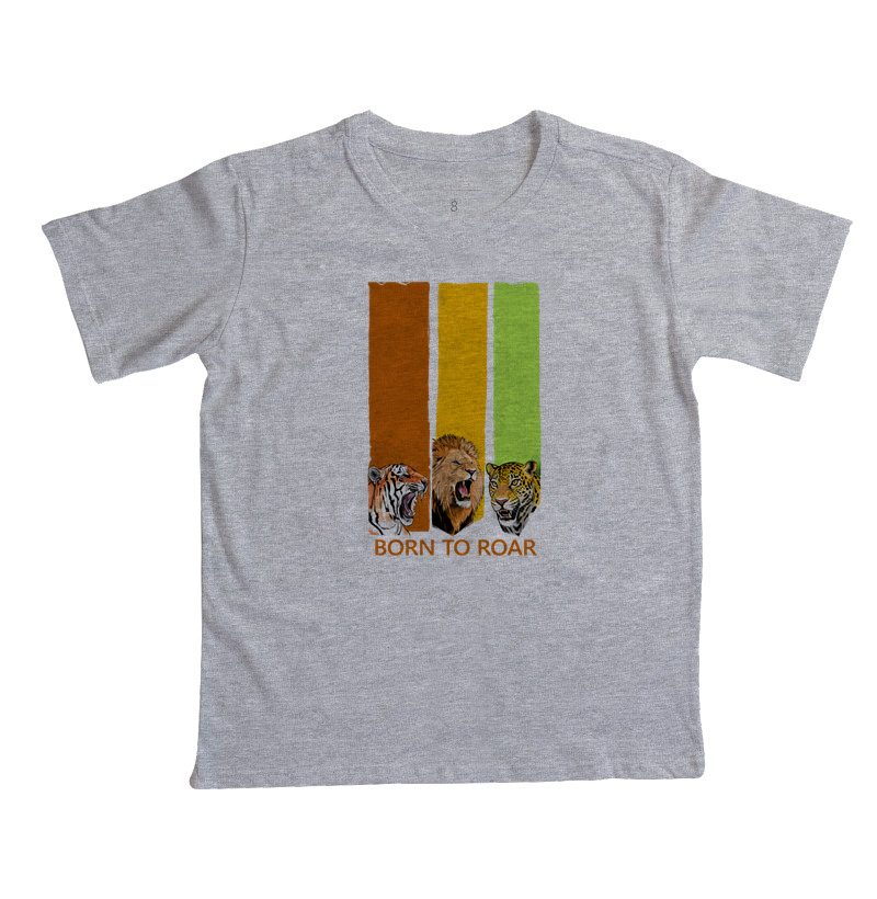 Camiseta Infantil Born to Roar (Nascido para Rugir) - Imagem 5