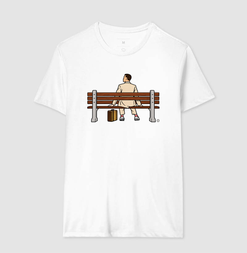 Camiseta Forrest Gump – Banco - Imagem 4