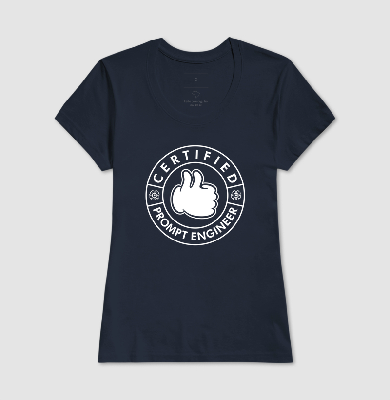 Camiseta Engenheiro de Prompt Certificado - Imagem 7