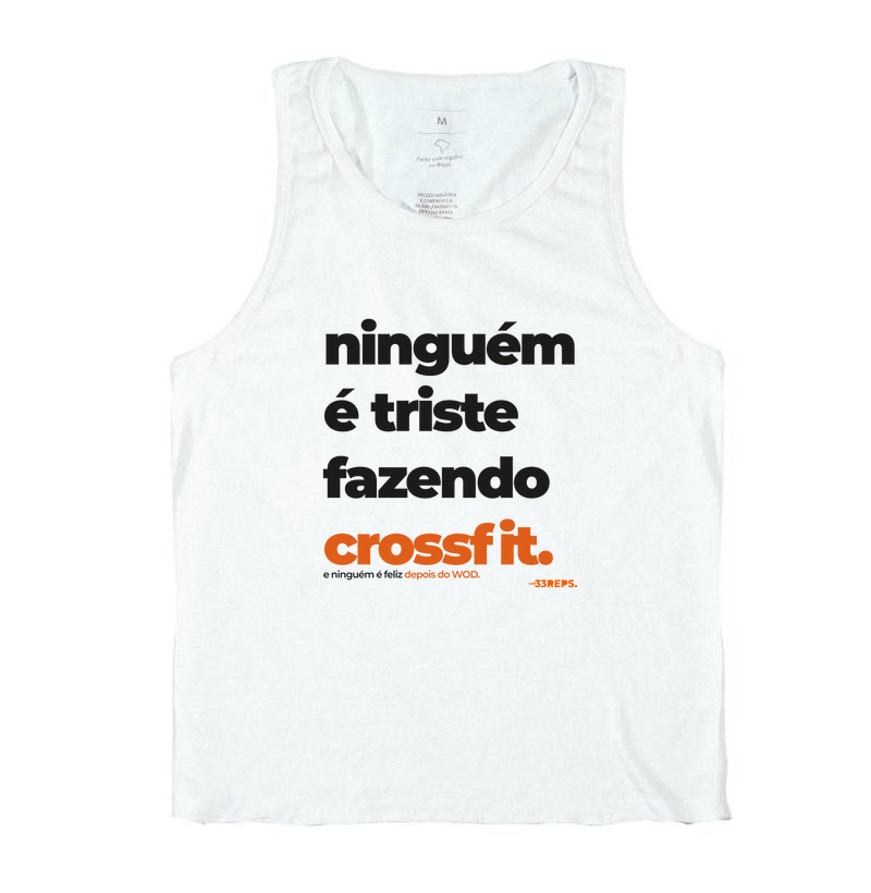 Ninguém é triste fazendo crossfit