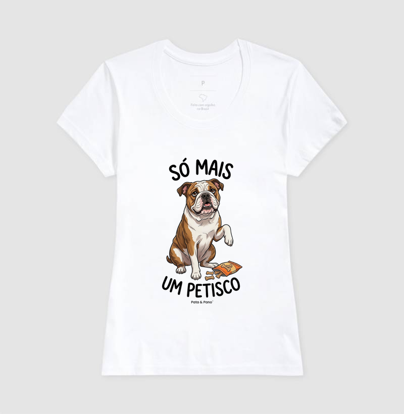 CAMISETA BULLDOGUE INGLÊS PETISCO - Imagem 8