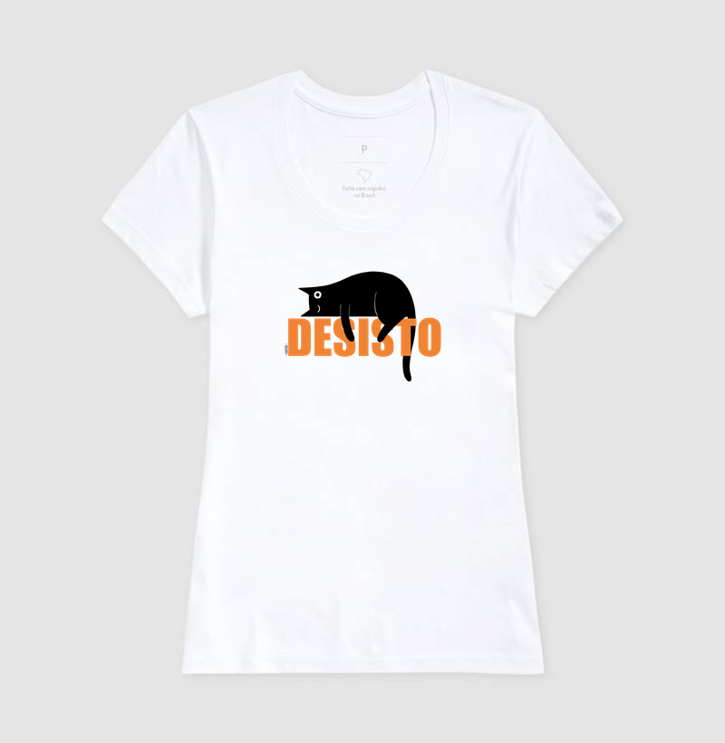 Camiseta Gato Desistindo - Imagem 6