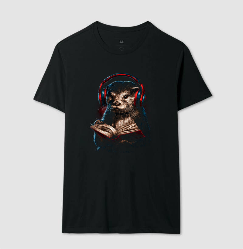 Camiseta Lontra Leitora - Imagem 2