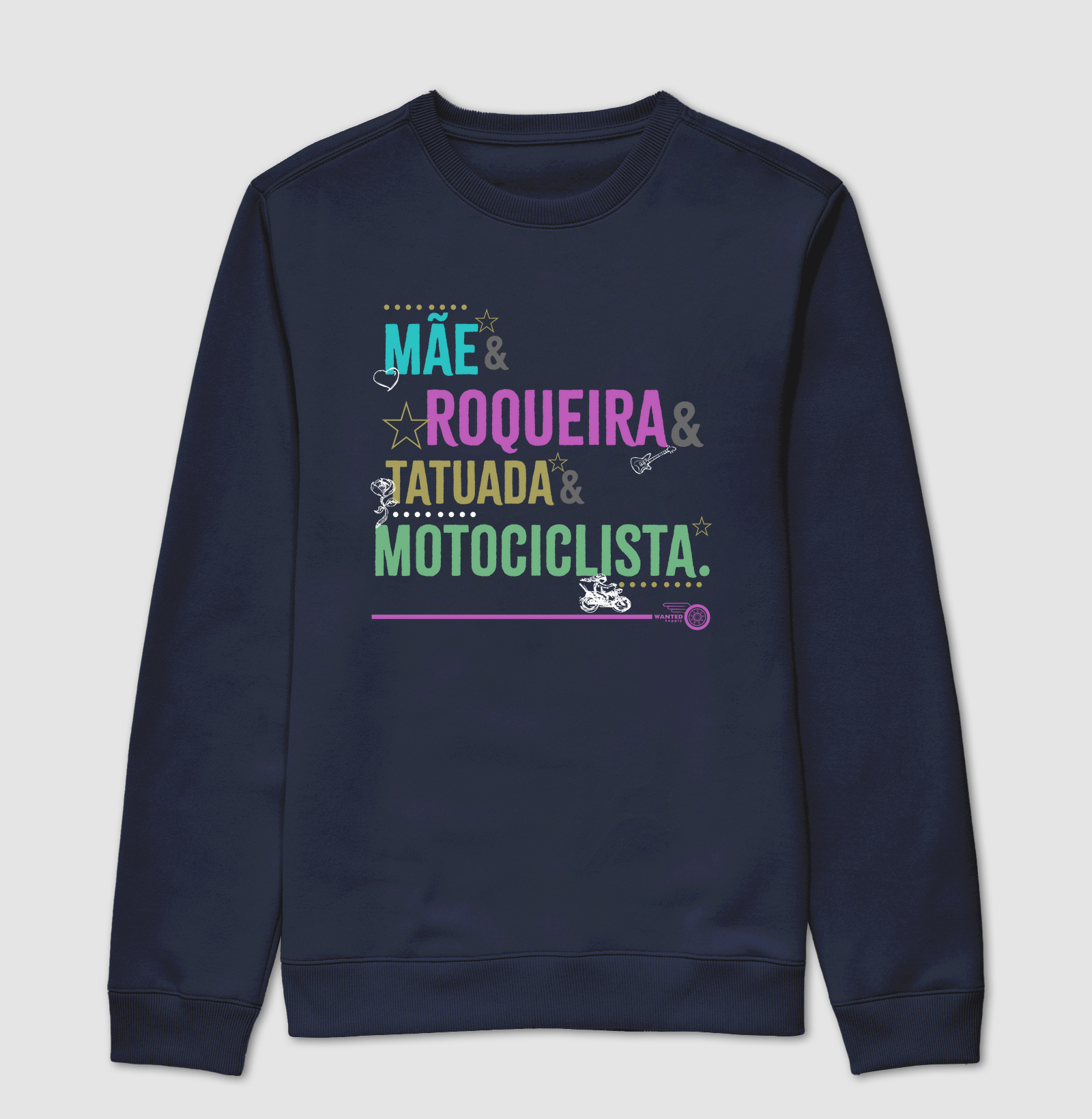 Mãe, Roqueira, Tatuada, Motociclista - Color - Imagem 5