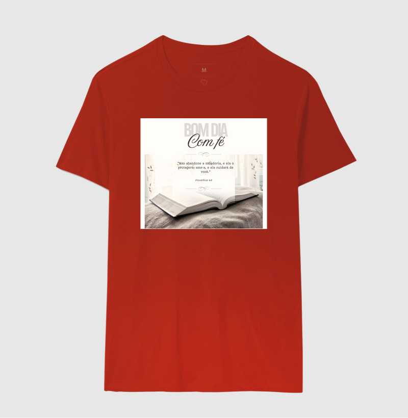 Camiseta Provérbios 4:6 Estampa 1
